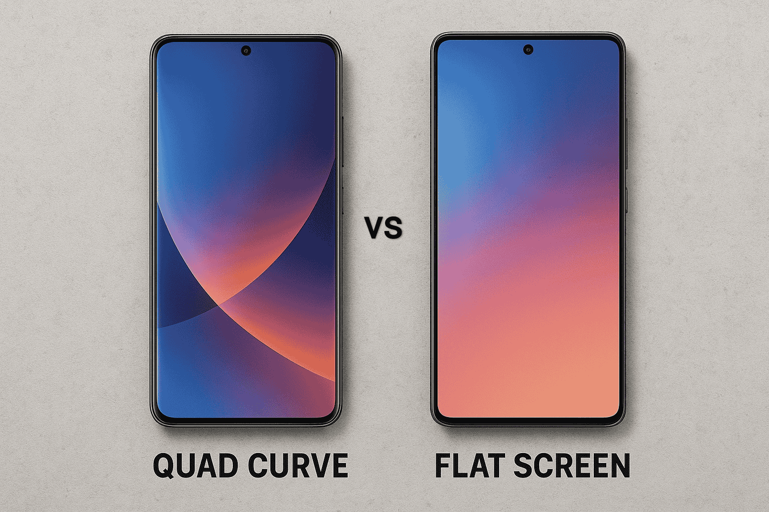 Quad Curve vs Flat Screen